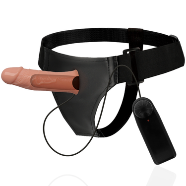 Imbracatura Cava per Uomo con Vibratore Regolabile e Dimensioni Extra